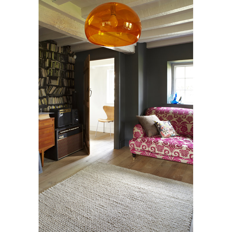 Beachcrest Home Rope Wool Cream Rug Wayfair.co.uk